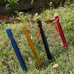 8pcs Outdoor Canopy Tent Pegs 7075 Aluminum Alloy High strength Stake