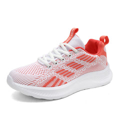 Two Tone Running Shoes Lightweight & Wear resistant Lace Up Sneakers