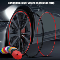 Car Wheel Decoration Strip Tire Protector Anti Collision Strip 8m