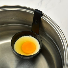 Stainless Steel Egg Poacher with Hook for Even Egg Cooking