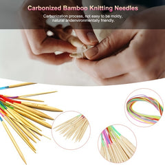 Bamboo Craft Knit Kit 18pairs Needles Set Adult Beginner Knit Set