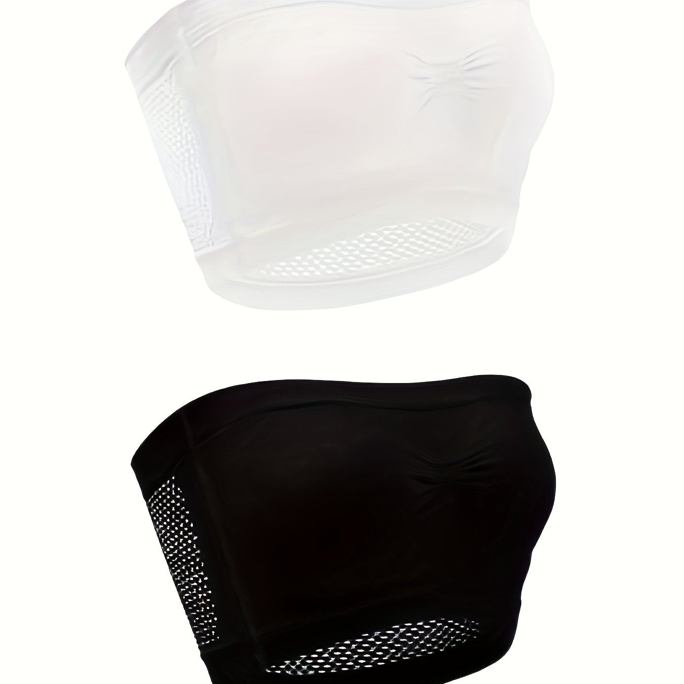 2 Pack Plus Size Basic Bra Set Women's Plus Comfort Non Padded