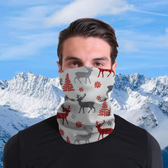 3PCS Christmas Seamless Polyester Cycling Fishing Face Mask
