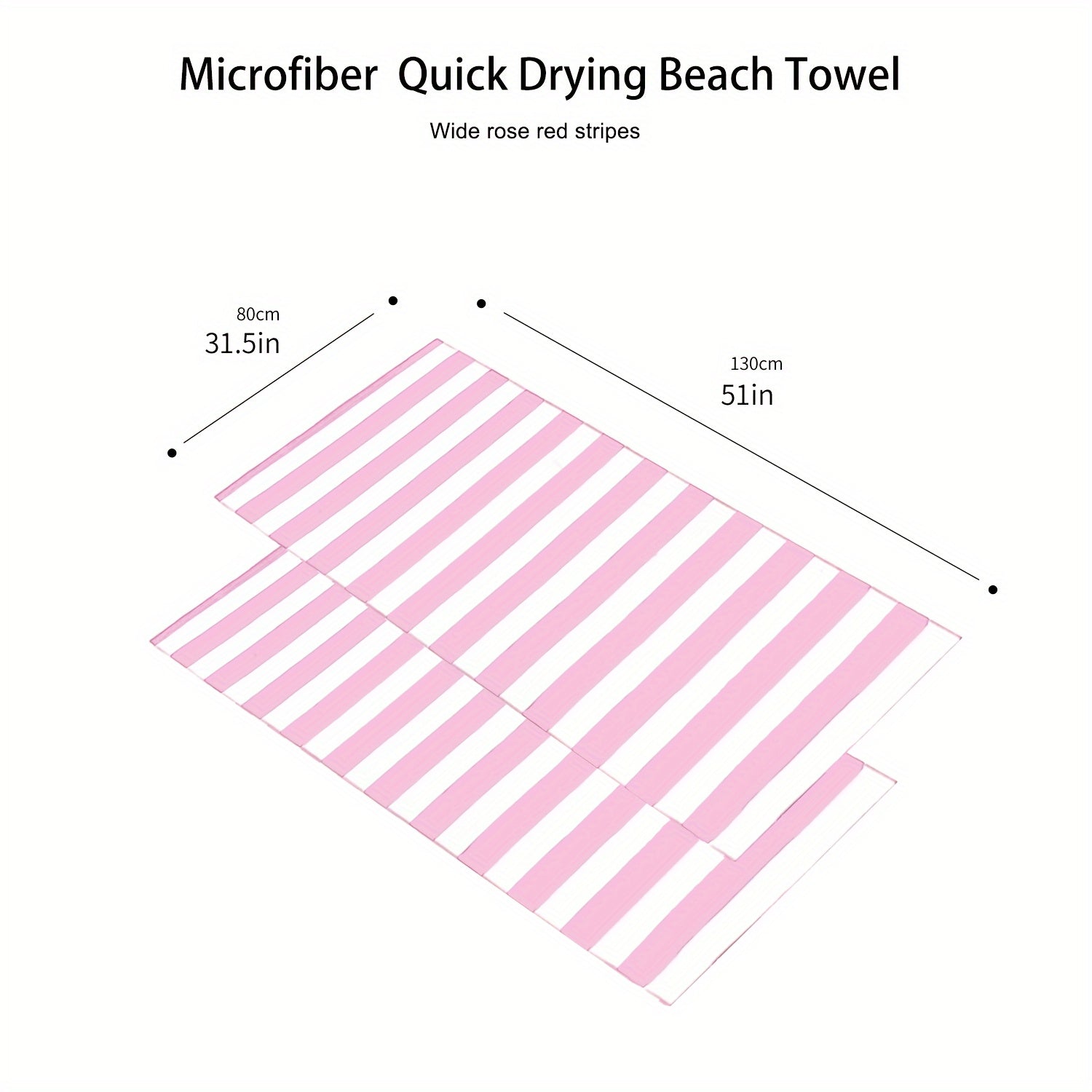 Soft Microfiber Towel for Camping Sports Fitness Travel