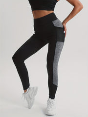 Soft Yoga Sports Leggings High Waist Mesh Pocket Women's Activewear