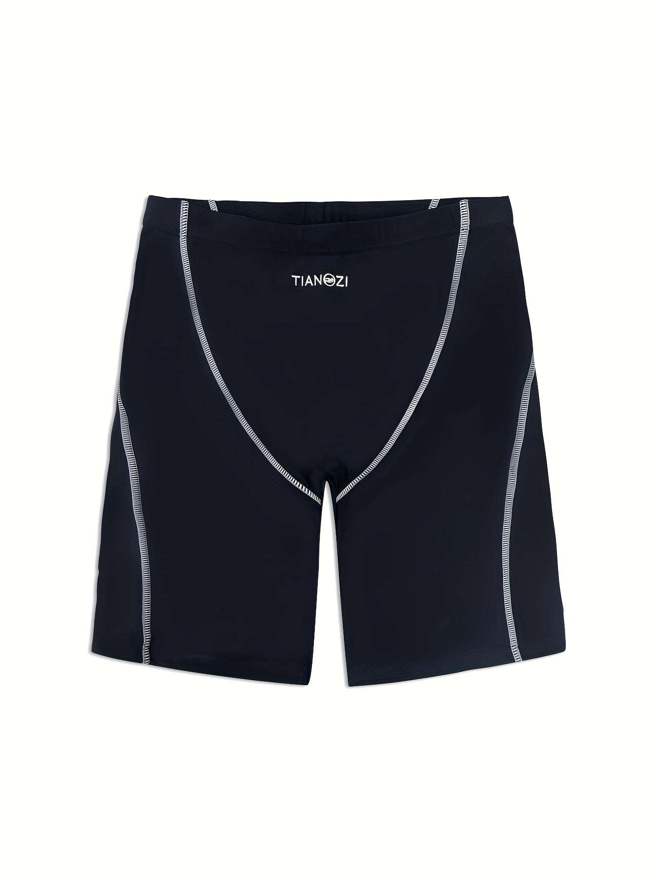 Men's Vintage Striped Swim Trunks High Stretch Swimwear