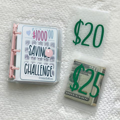 Savings Challenge Binder Money Saving Binder Savings Challenges Book
