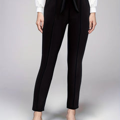 High Waist Tie Knot Skinny Pants