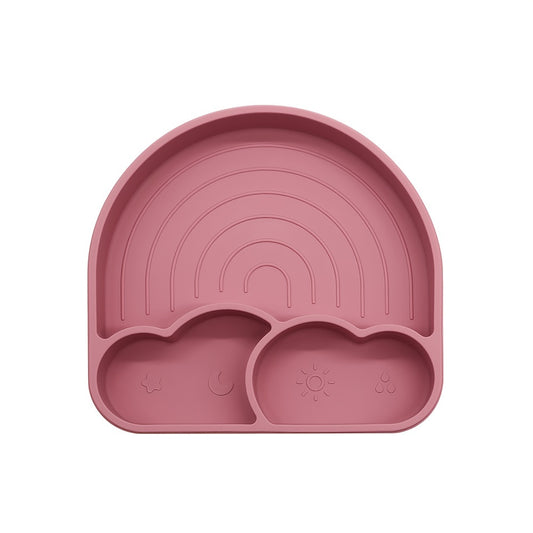 Rainbow Dinner Plate Suction Cup Children's Tableware