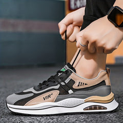 Men's Air Cushioned Lace-up Sneakers