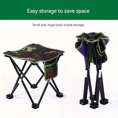 METABEST Portable Folding Stool for Camping Hiking Fishing