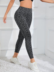 Leopard Print Yoga Tight Pants Women's Leggings