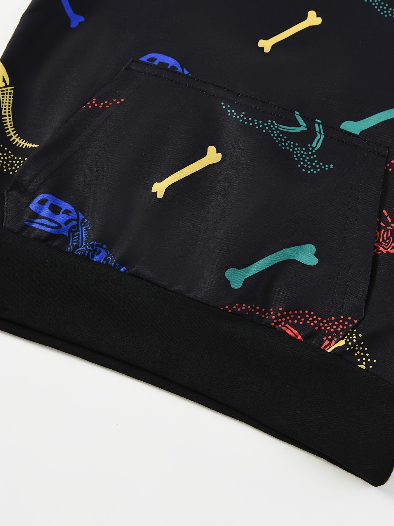Boys Dinosaur Print Hooded Sweatshirt for Fall