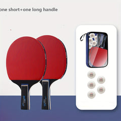 2pcs Beginner Table Tennis Rackets For Training