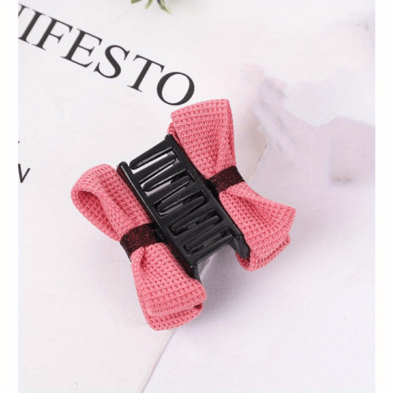 Lady Girl Sweet Bow Small Scratch Clip Hair Clips Hair Accessories