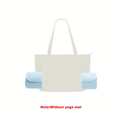 Yoga Bag for Women with Mat Carrier Canvas Tote - Pilates Gym