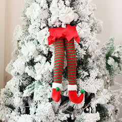 Christmas Elf Leg Decoration Hanging Ornament Tree Decor