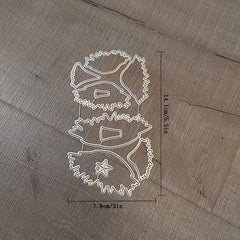 3D Christmas Tree Metal Cutting Dies for Card Making DIY Craft Decor