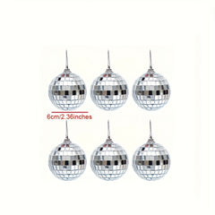 6pcs Mini Mirror Disco Balls Set for Party Decoration