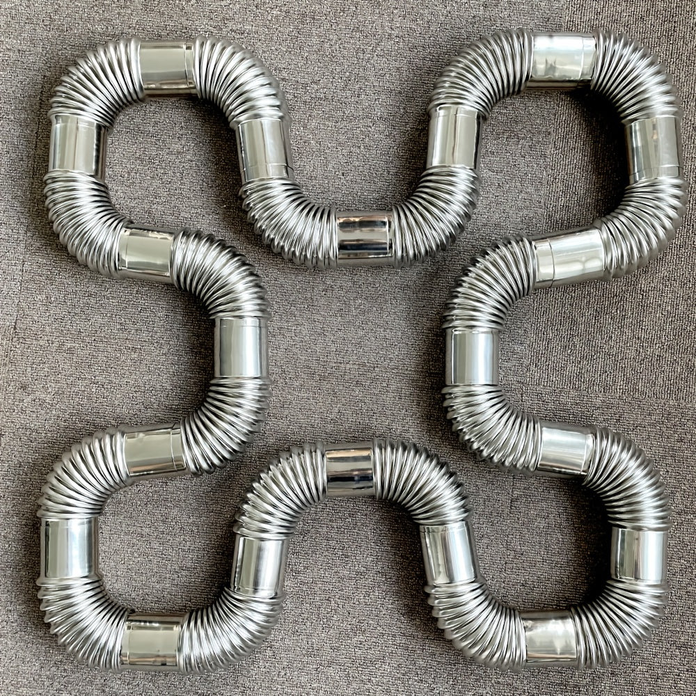 Stainless Steel Wood Stove Pipe Elbow 90 Degree 2-36 Inch Chimney Flue