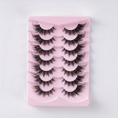 7 Pairs Little Devil Style Lashes Extension Fox Eye False Eyelashes