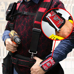 Magnetic Tool Belt Suspenders with Phone Holder