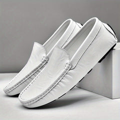 Men's Lightweight Comfortable Loafers Shoes Outdoor Low Round Toe Shoes