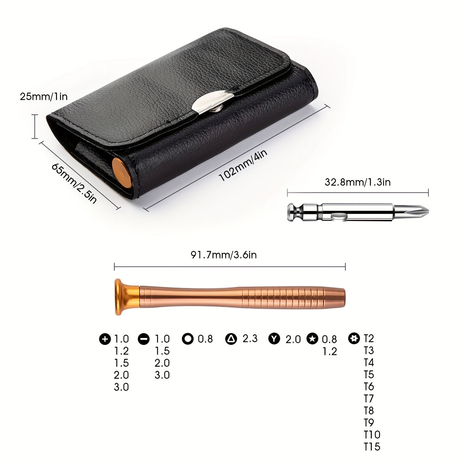 Professional 25-in-1 Precision Screwdriver Set for Electronics Repair