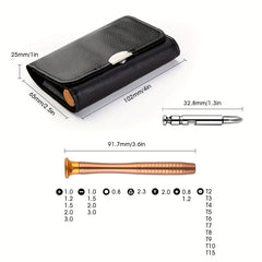 Professional 25-in-1 Precision Screwdriver Set for Electronics Repair