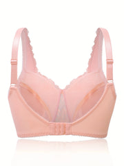 3-Pack Lace Full Cover Underwire Bras Set - Plus Size
