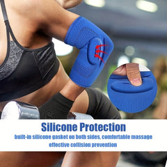 Size Up Sports Knitted Elbow Brace for Skiing, Running, Basketball