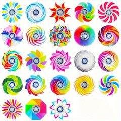 6pcs Colorful Fidget Spinner Toys for Kids Party Favors Classroom Rewards
