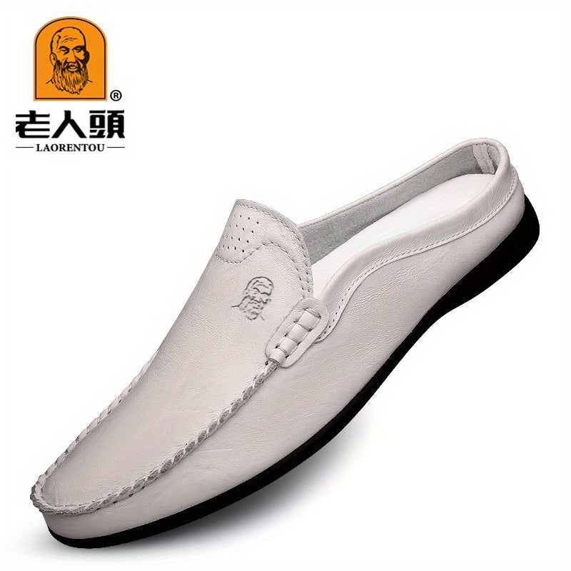 Men's Moc Toe Slip on Mules Casual Walking Slippers