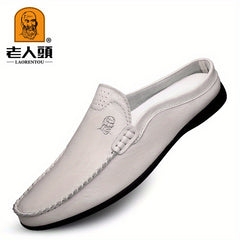 Men's Moc Toe Slip on Mules Casual Walking Slippers