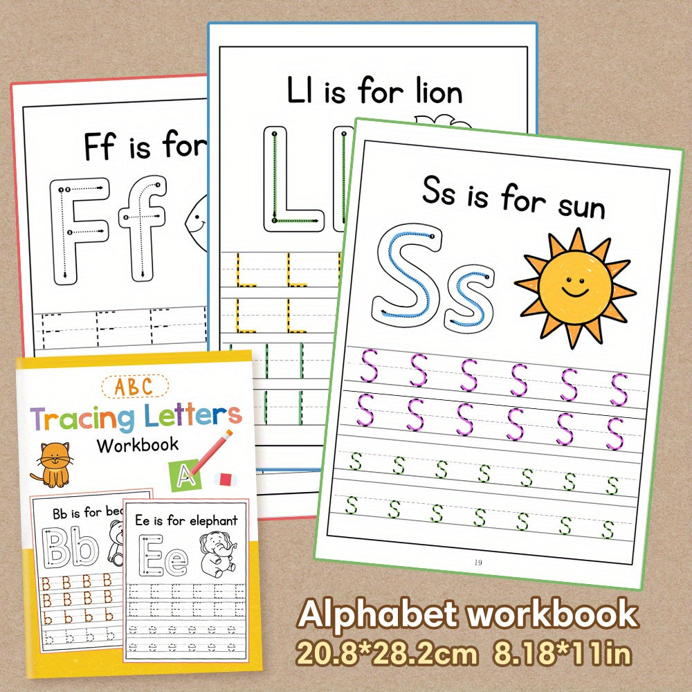 LACHILLY Alphabet Tracing Workbook for Kids - Handwriting Practice