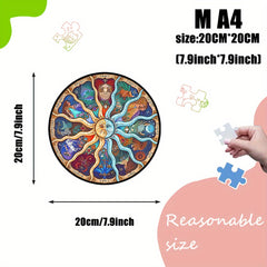 Zodiac Sign Wooden Puzzle Constellations 1000 Piece Set Ages 3 Gift Educational
