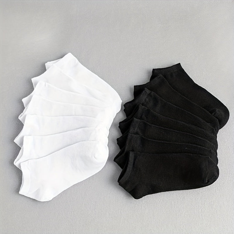 14 Pairs Soft Low Cut Ankle Socks Women's Stockings & Hosiery