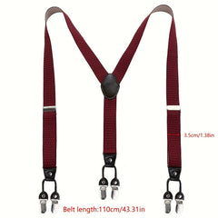 Men's Leather Shoulder Strap Clip Mature Adult