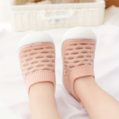 Breathable Woven Sneakers for Baby Boys Lightweight Slip On Shoes