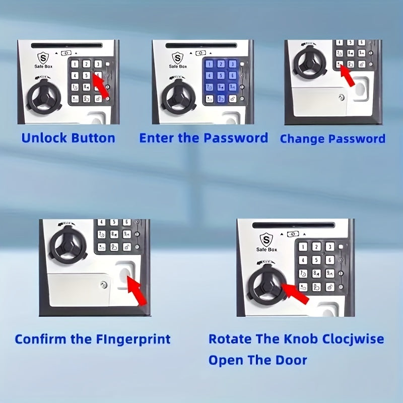 Secure Fingerprint ATM Bank with Automatic Roll