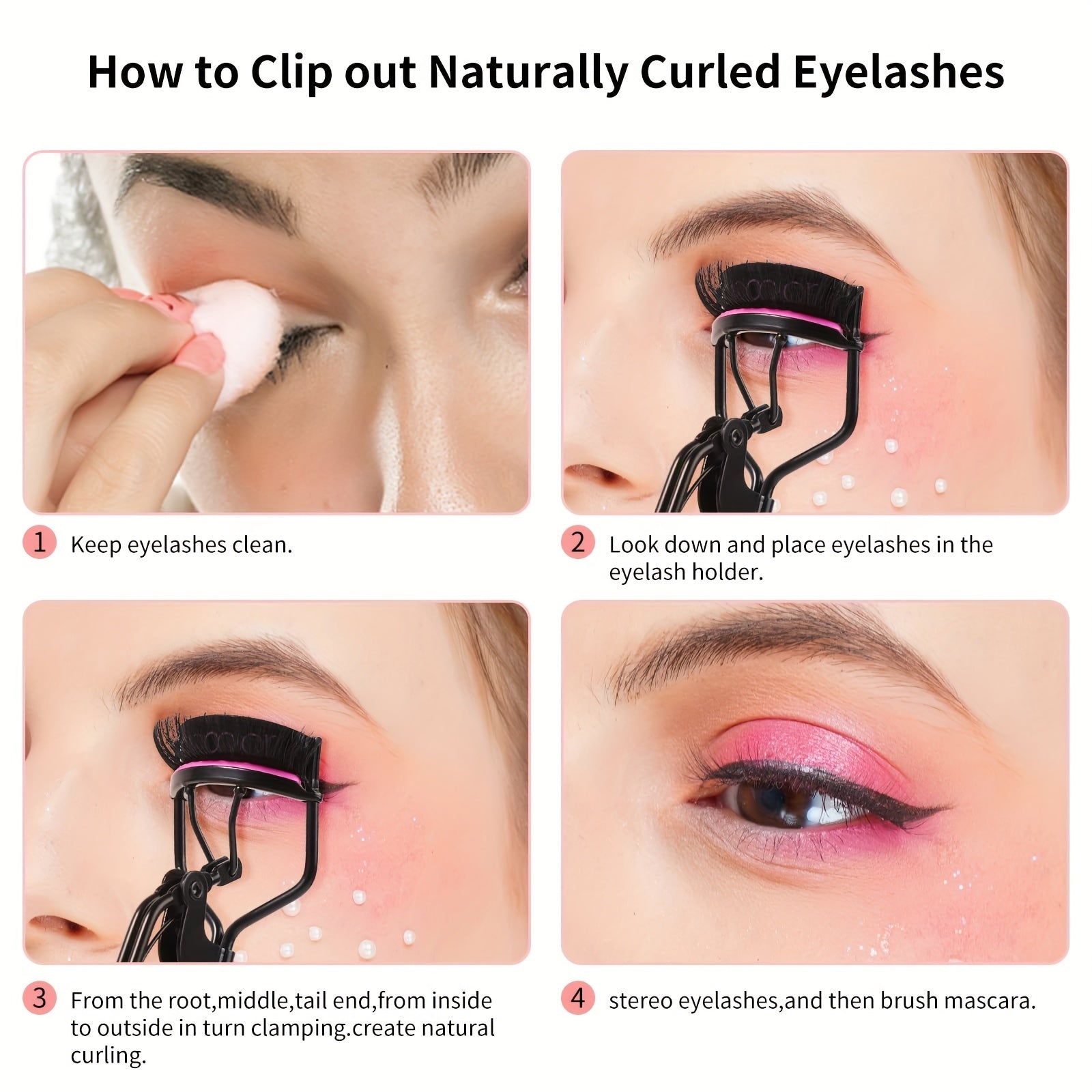 Professional Eyelash Curler Kit with 10 Extra Pads