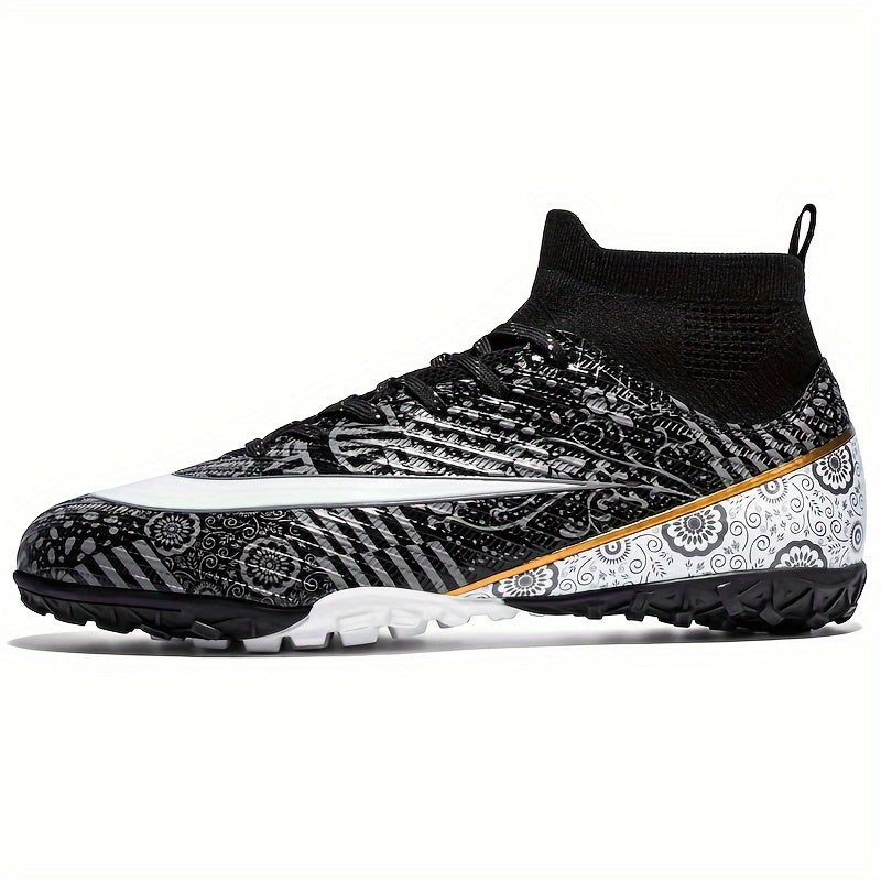 Boy's Color Block Turf Football Boots TF Soccer Cleats