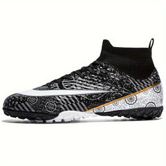 Boy's Color Block Turf Football Boots TF Soccer Cleats