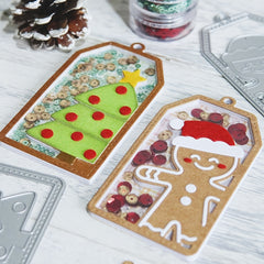 Christmas Metal Cutting Dies Set DIY Scrapbooking Supplies For Shaker Cards