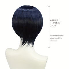 Halloween Short Straight Hair Wig with Bangs