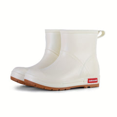 Stylish Lightweight Women's Rain Boots Slip Resistant And Waterproof