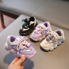Chunky Shoes With Toy Bear for Girls