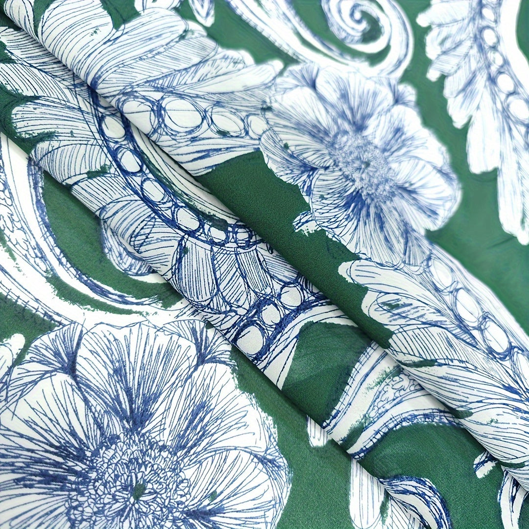 1yd Chiffon Fabric for DIY Clothing Pants Dress Breathable Comfortable