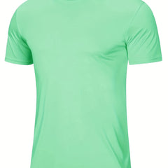 Men's Sun Protection Breathable Sports T-Shirt for Outdoor Activities