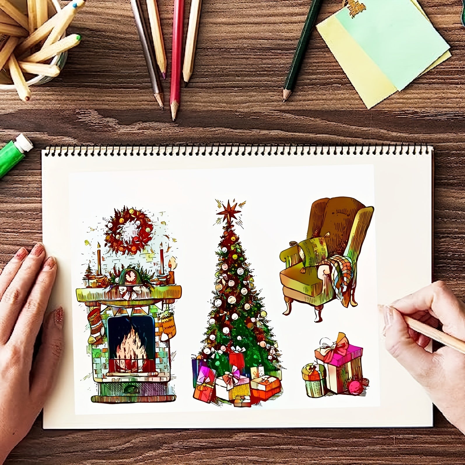 Christmas Halloween Gift Stamp For Card Making DIY Decoration